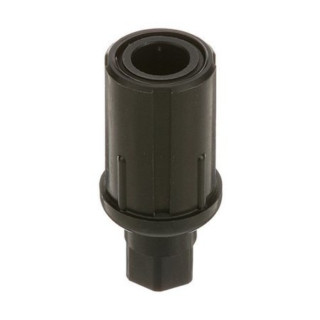 COMPONENT HARDWARE Foot (Hex, Blk Plst, F/1-5/8"Od A10-0831